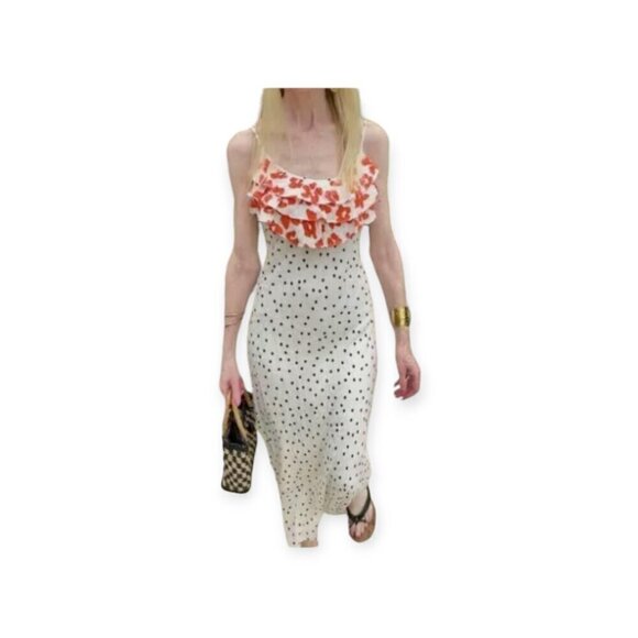 RIXO x Target Polka Dot Ruffle Slip Dress 1X - Picture 5 of 16